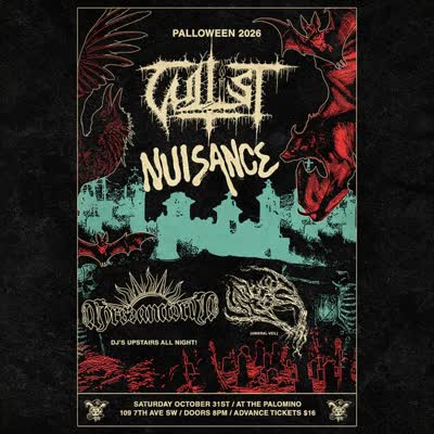 Palloween presents Cultist, Nuisance, Mors Sanctorum and Umbral Veil
