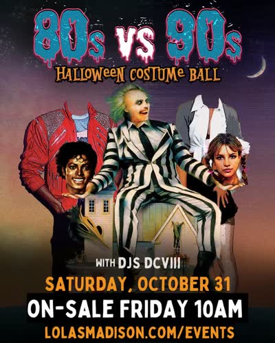 80s VS 90s Halloween Costume Ball