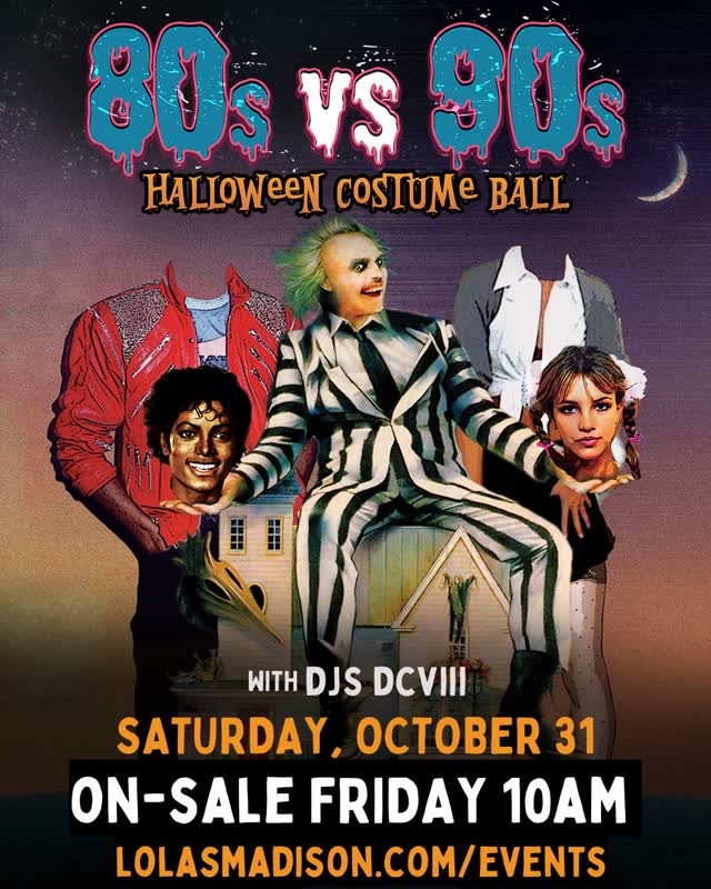 80s VS 90s Halloween Costume Ball
