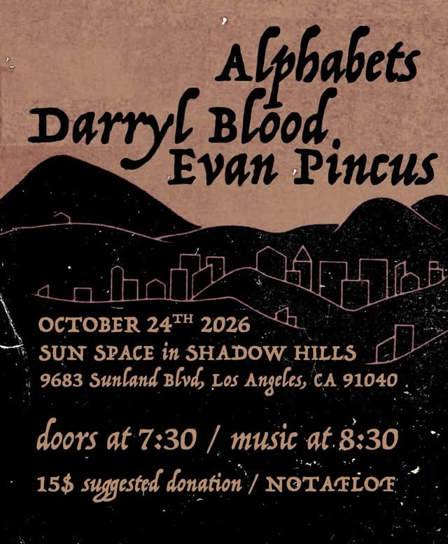 My third and final show in October