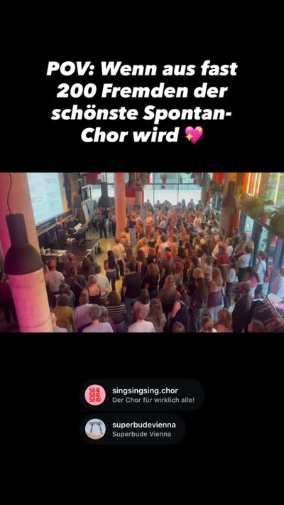 Sing Sing Sing Chor Event