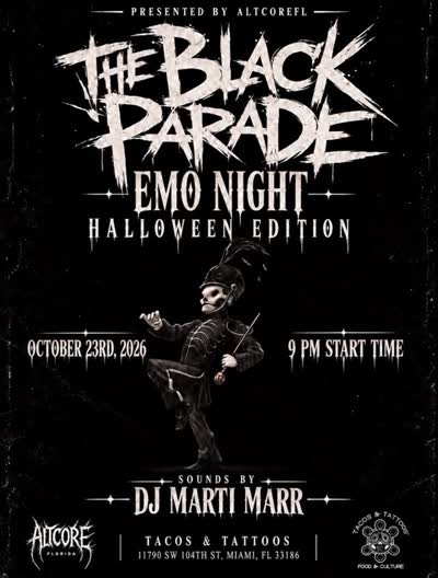 The Black Parade: Emo Night Halloween Edition