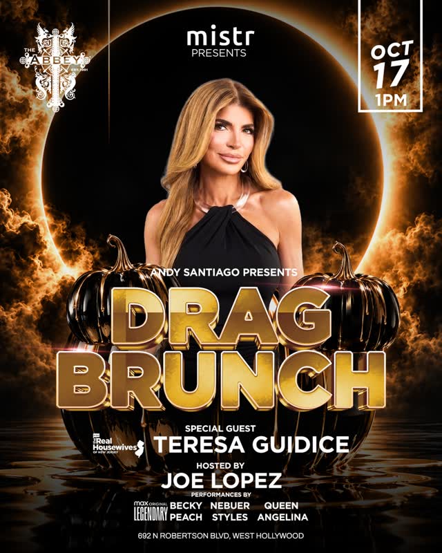 TERESA GIUDICE is coming to brunch.