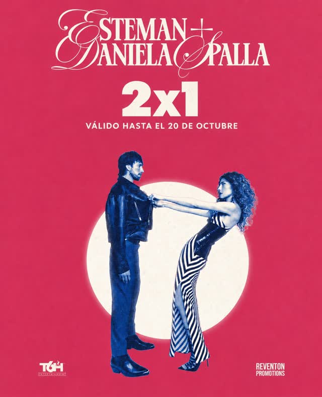 ¡Chicago! Consigue boletos 2x1 para ver a @estemanmusic y @danielaspalla este 29 de Octubre en el House of Blues. Invita a alguien especial y aseguren sus boletos hoy.