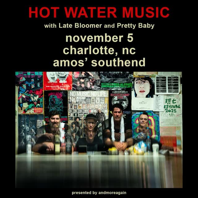 HOT WATER MUSIC live at Amos’ Southend!
