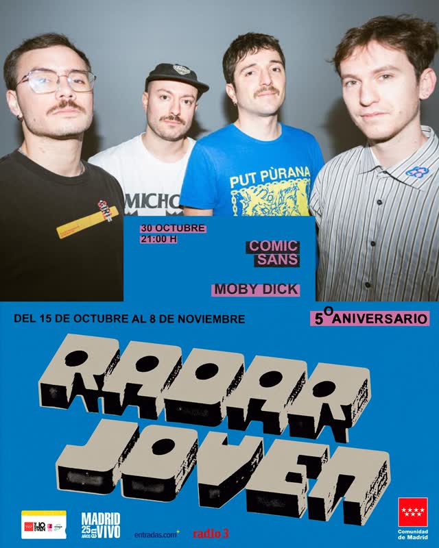 Comic Sans en la ballena con el ciclo Radar Joven
