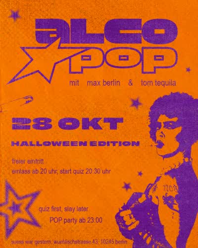 alcoPOP! ⭐️🍸💚 – ROUND 7: HALLOWEEN EDITION 🎃