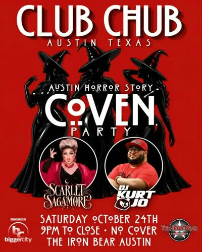 Club Chub Austin Texas - Austin Horror Story Coven Party