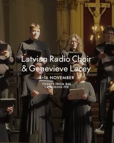 The Latvian Radio Choir spreads its wings and flies with Australia’s own recorder queen, Genevieve Lacey