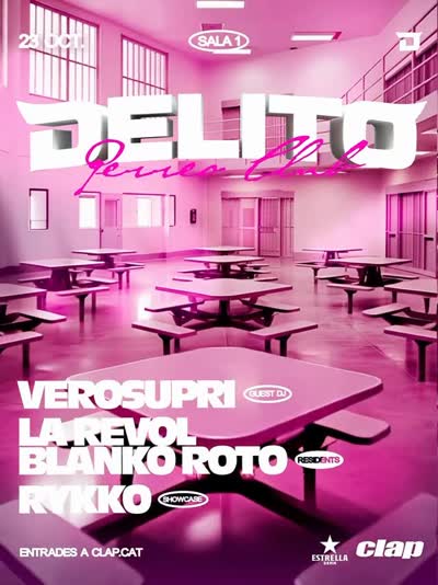 El club de reggaeton més dur del Maresme torna a la 1 del @clapmataro 💕 divendres 23 d’octubre toca DELITO 😈🫵