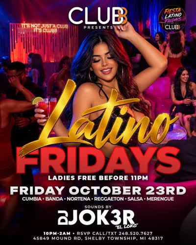 FRIDAY NIGHTS JUST HIT DIFFERENT AT CLUB 8!