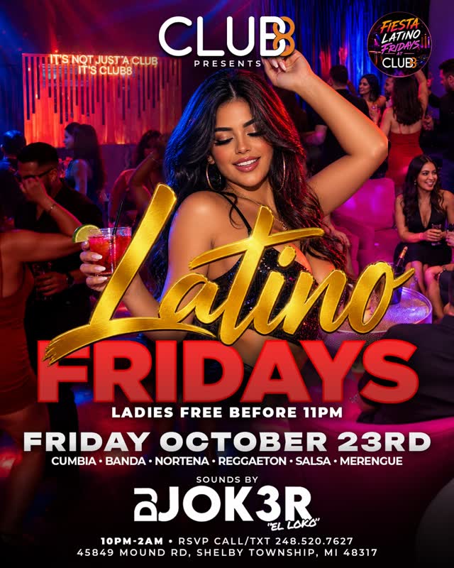 FRIDAY NIGHTS JUST HIT DIFFERENT AT CLUB 8!