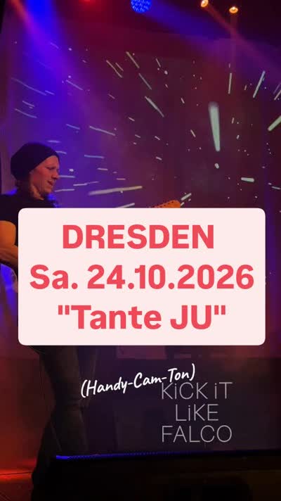 Falco Tribute Konzertshow in Dresden