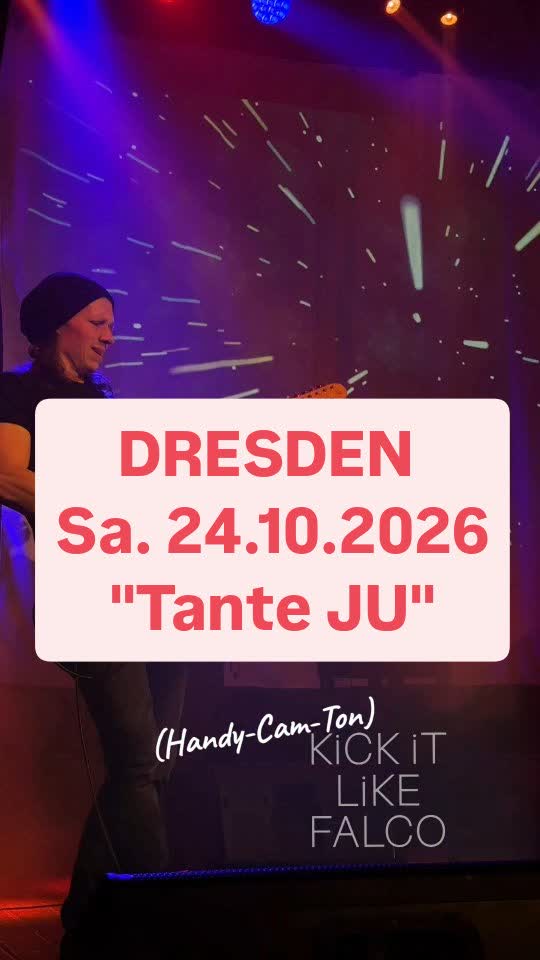 Falco Tribute Konzertshow in Dresden