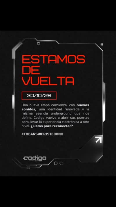 30 de Octubre, pocos días para volvernos a reunir 📡