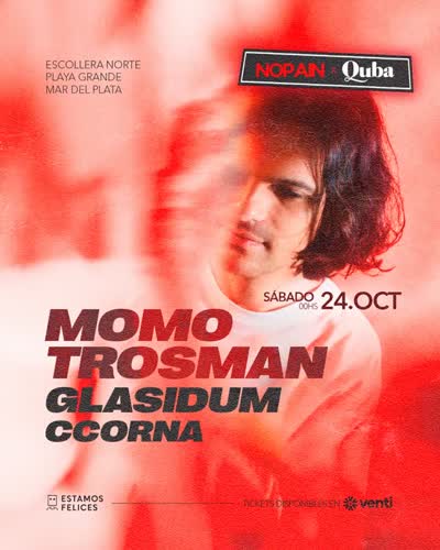 SÁBADO 24.10 — QUBA x NO PAIN