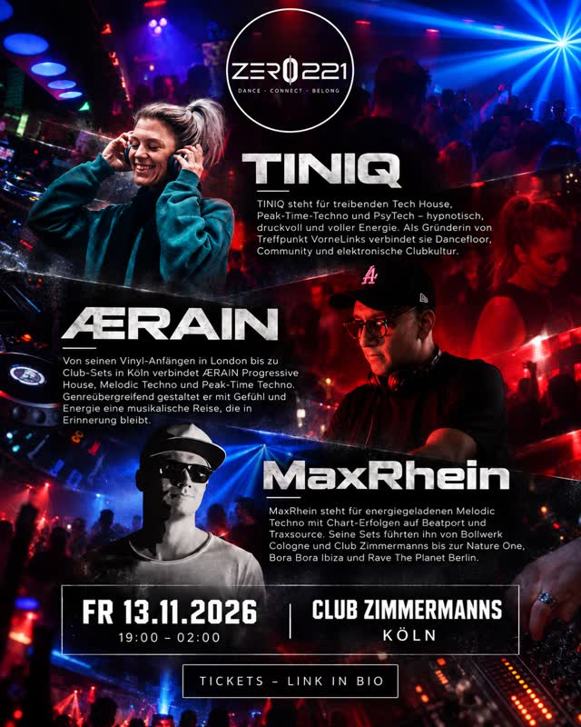 ZERO 221 – DANCE · CONNECT · BELONG.