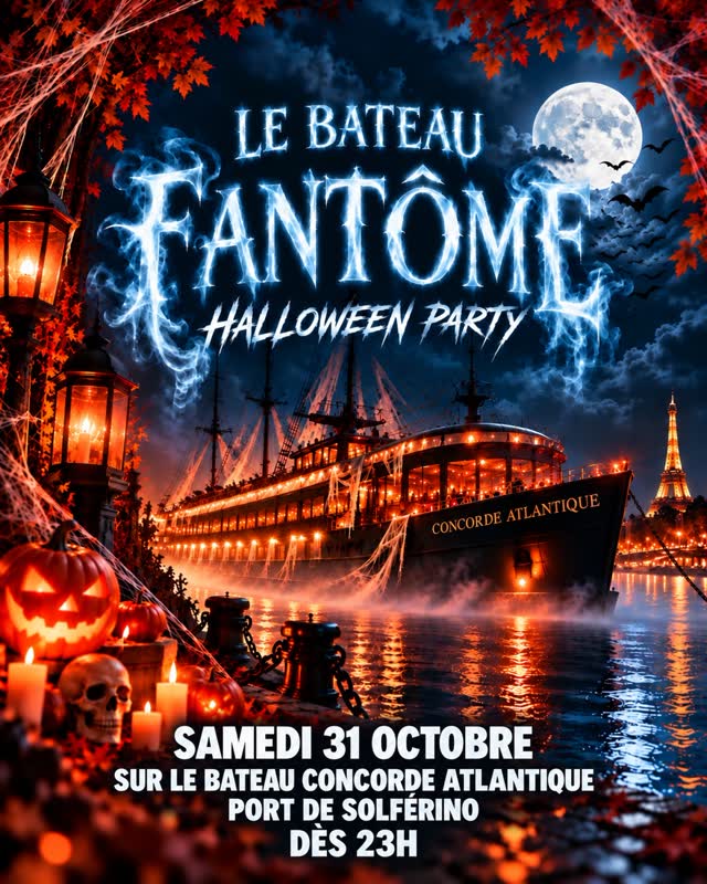 LE BATEAU FANTÔME débarque sur la Seine !