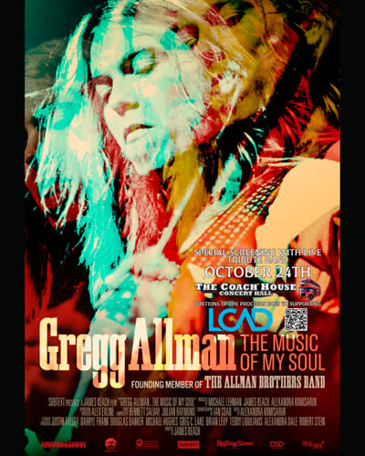 Greeg Allman: The Music of My Soul! Movie Screening & After-movie Performance