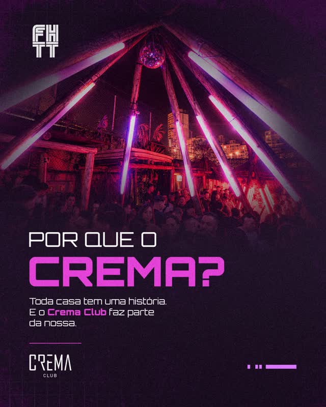 A história entre a From House to Techno e o @cremaclub_