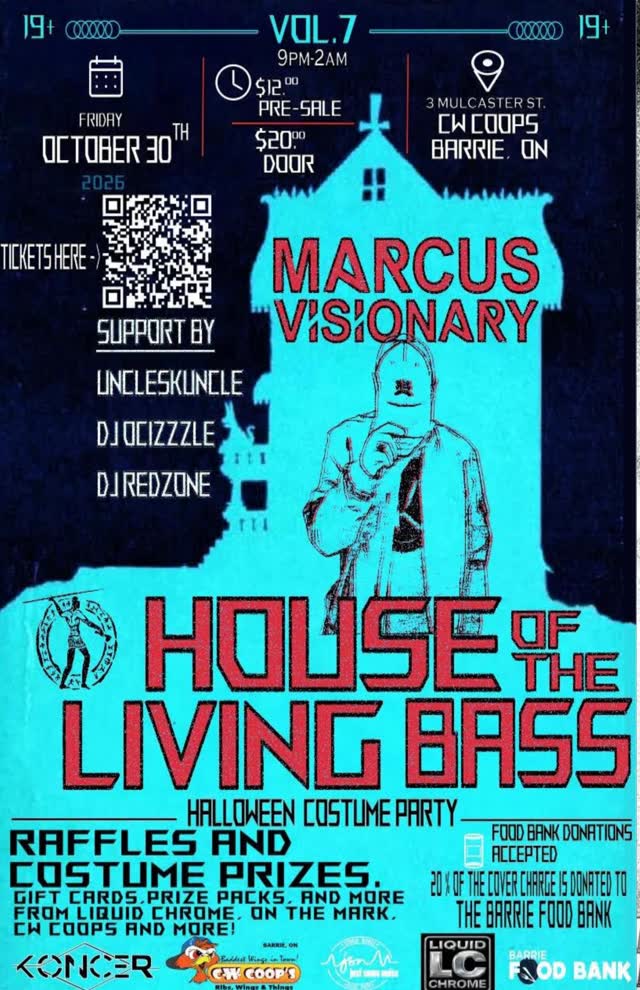 HOUSE OF THE LIVING BASS — Halloween Costume Party!