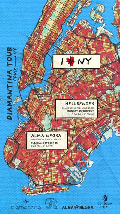 Diamantina Tour CDMX -> NY