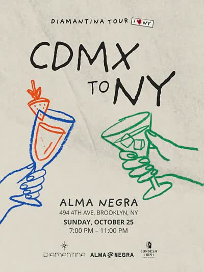 CDMX comes to NY. Diamantina at @almanegra.nyc
