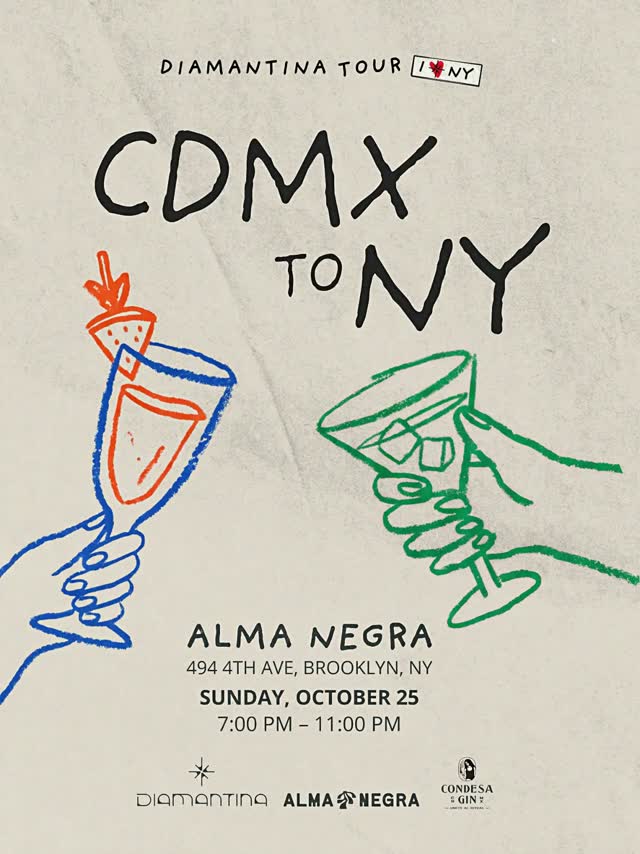 CDMX comes to NY. Diamantina at @almanegra.nyc
