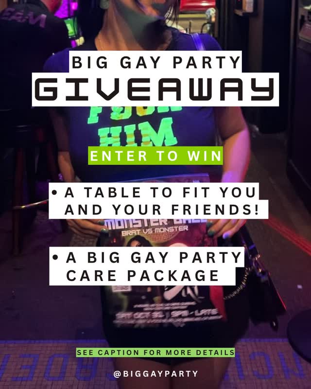 Big Gay Party Giveaway