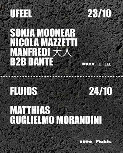 Friday, October 23 — @ufeel__ / Saturday, October 24 — @fluids_diffusion