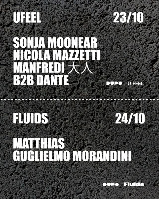Friday, October 23 — @ufeel__ / Saturday, October 24 — @fluids_diffusion