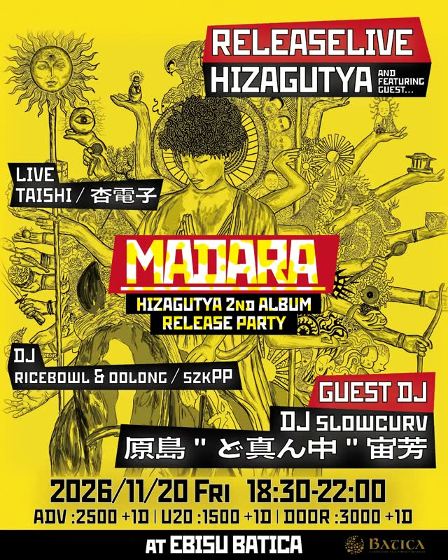 『MADARA』-HIZAGUTYA 2ndAlbum ReleaseParty-