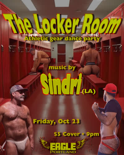 Next Friday! Get your ass in athletic gear and report to The Locker Room ⚽️ We have special guest @dj.sindri coming from LA to coach you all night!