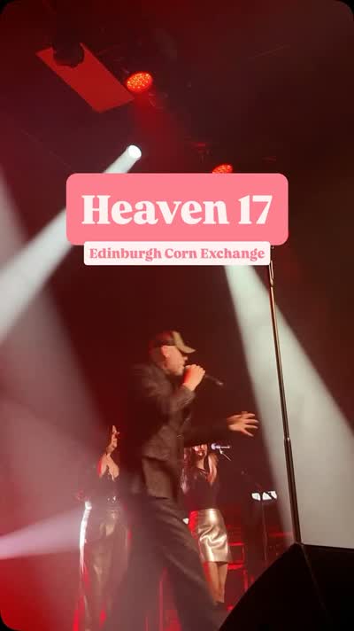 Making their debut appearance at #EdinburghCornExchange, what a Friday night with @heaven17official 🙌