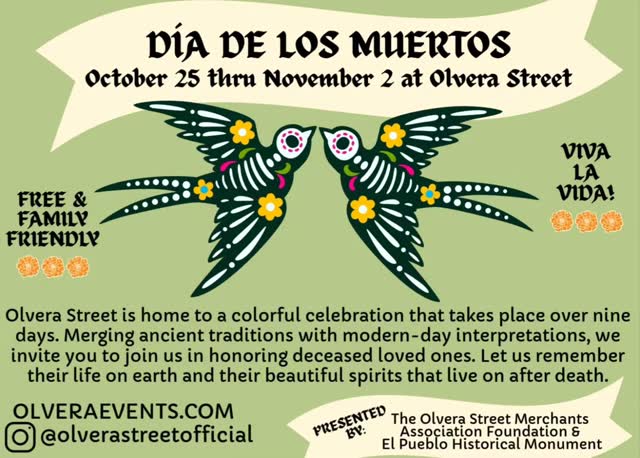 Día de los Muertos Celebration at Olvera Street