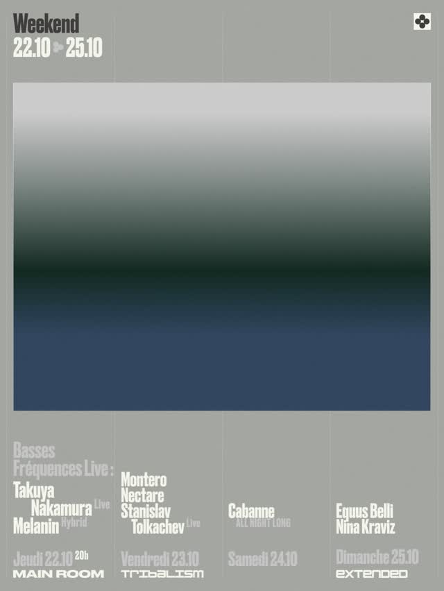 Weekend 22.10 - 25.10