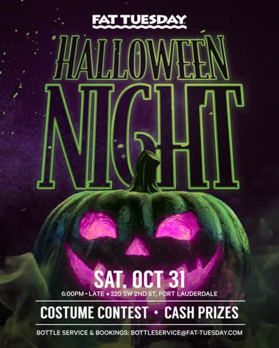 Halloween Party with drinks, music, and a costume contest