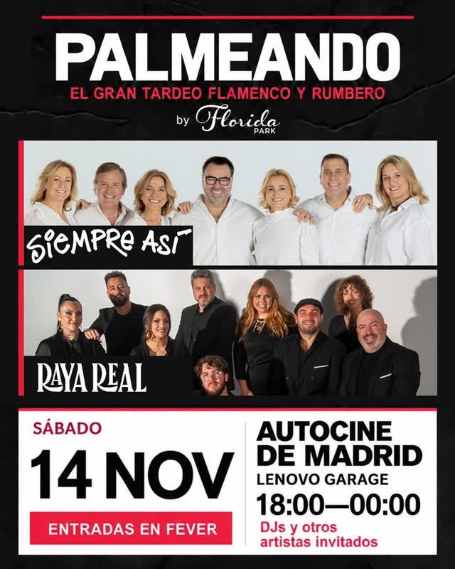 PALMEANDO, el gran tardeo flamenco de Florida Park