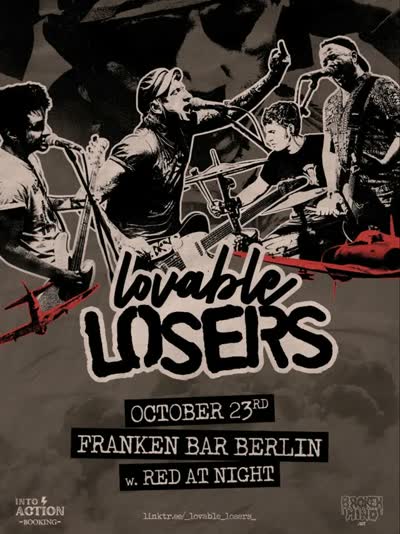 @_lovable_losers_ are coming all the way from Vienna to you on October 23rd!