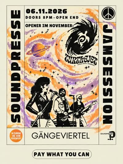 DIE SOUNDPRESSE HEBT AB - TurtleJet Space Rock
