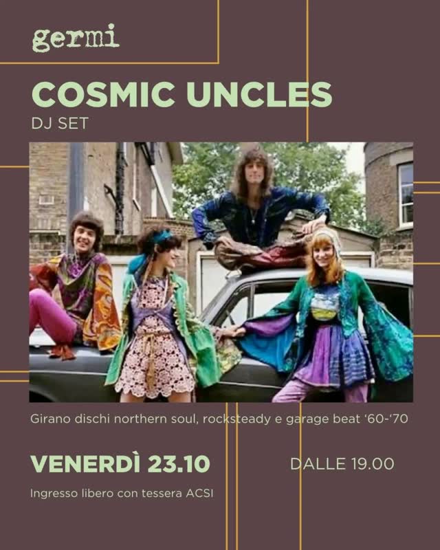 COSMIC UNCLES • DJ SET