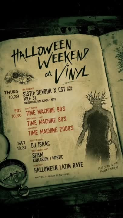Halloween Weekend at Vinyl