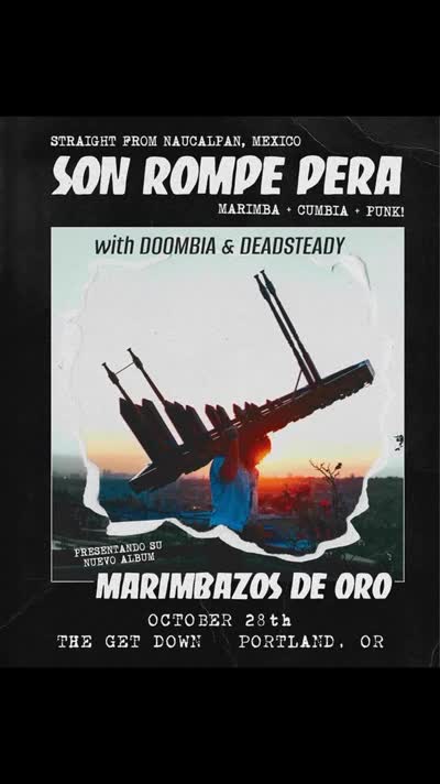 Sooooooooo stoked to be opening for one of our influences in less than 2 weeks, @sonrompepera an amazing band from Mexico that fuses punk and Cumbia and made the hat I always wear, “Cumbia is the new Punk”! Don’t miss this one!!!!