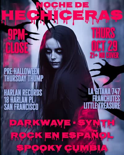 THURSDAY THUMP OCTOBER 29 PRE-HALLOWEEN PARTY