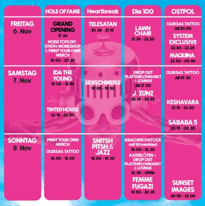 Hole of Fame Festival Lineup
