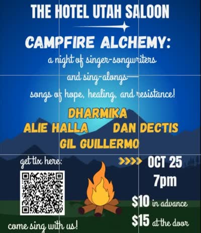 Come sing along with us on Sunday October 25th at 7 pm.
