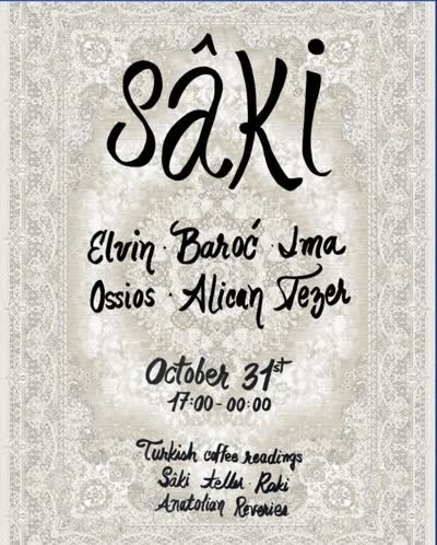 Sâki :: an evening of Anatolian reveries, slow listening, and old rituals finding their way into new spaces.