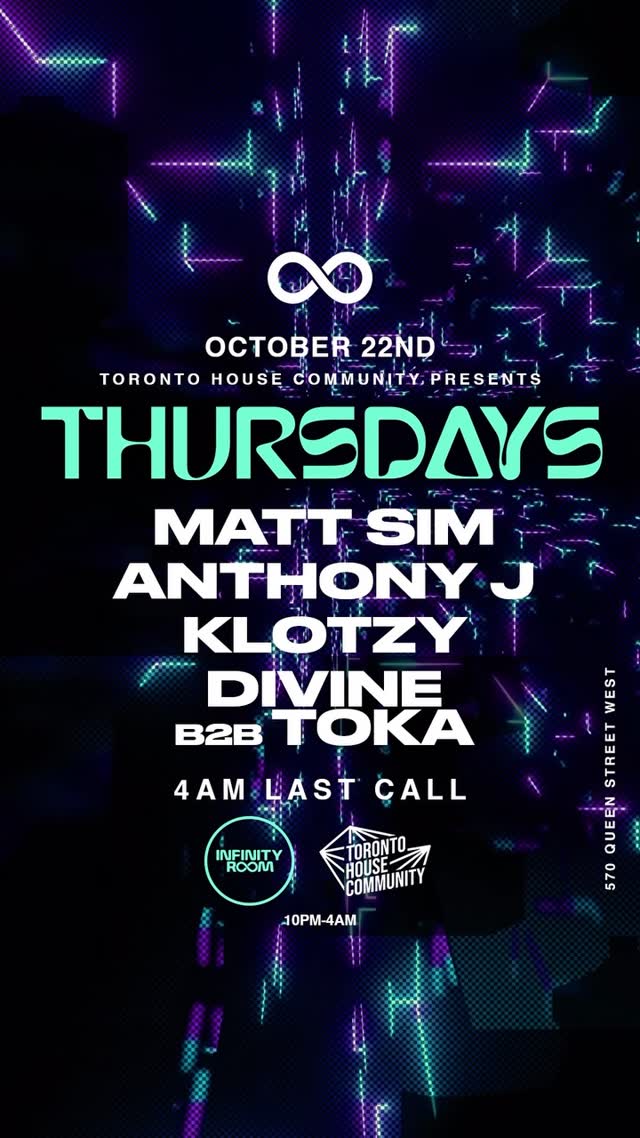 THURSDAYS — OCTOBER 22