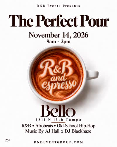 MORNING POUR — R&B and espresso