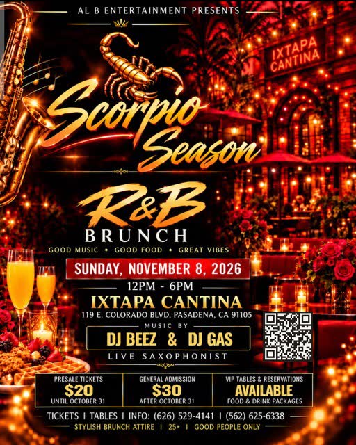 Scorpio Season R&B BRUNCH